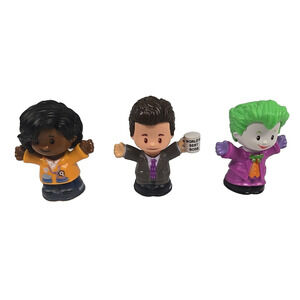 Fisher Price Little People 2020 Figures Lot of 3 Joker Doctor Best Boss